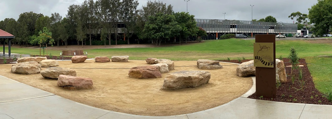 Campbelltown 2020 Yarning Circle at Koshigaya Park