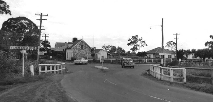 Fishers Ghost Creek, and surrounds, as shot by Arnold McGill in the early 1950s