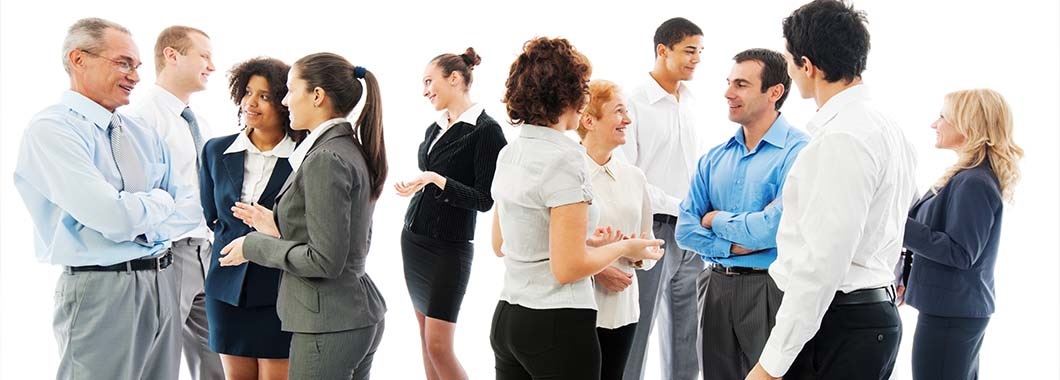 Business people networking