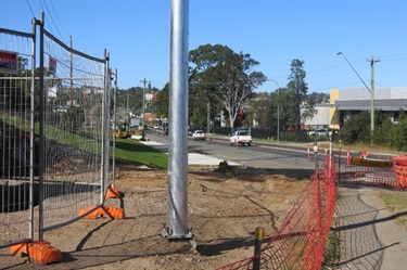 Badgally rd during works 4