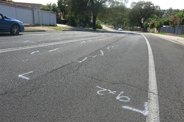 Copperfield Dr before works 2