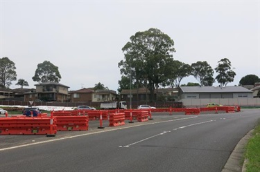Raby Road works underway