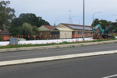 Raby Road works underway