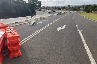 Raby Road works underway