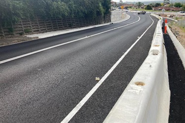 Raby Road works underway