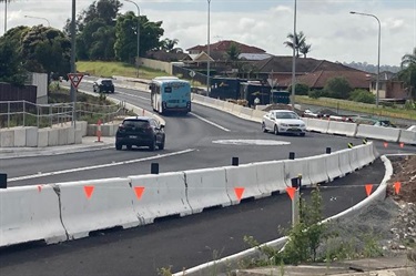 Raby Road works underway