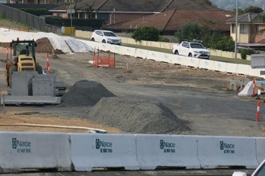 Raby Road works underway