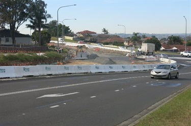 Raby Road works underway