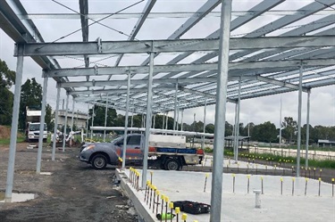 Works are underway