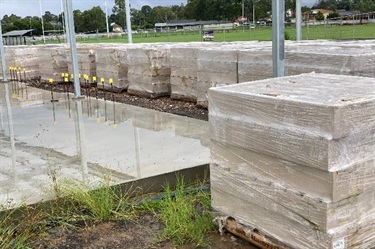 Works are underway