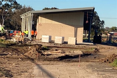 Works are underway