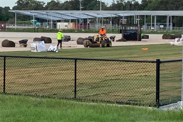 Works are underway