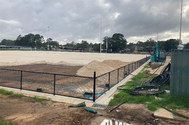 Works are underway