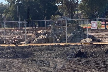 Works are underway