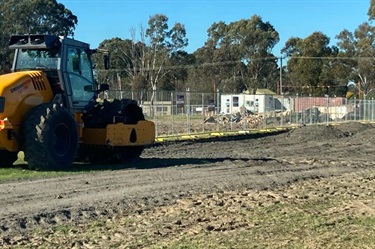 Works are underway