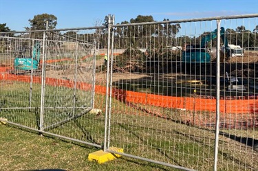 Works are underway