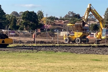 Works are underway