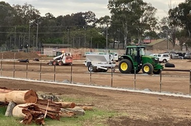 Works are underway