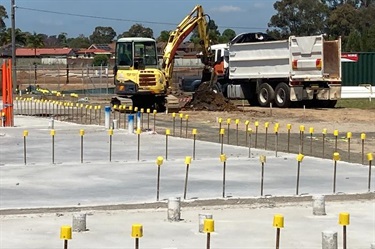 Works are underway