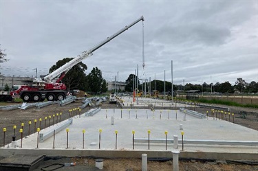 Works are underway