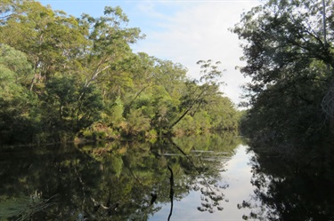 Simmos Beach a favourite of the locals located in Macquarie Fields