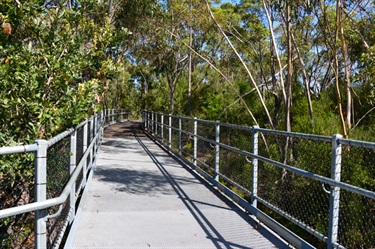 The path to the lookout is both easy to manage and safe