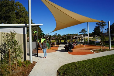 Play safe in summer under the shade sail