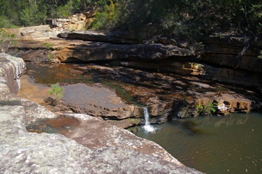 Relax near the small waterfall