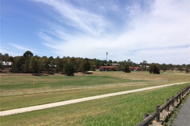 Sporting fields at Ambarvale Sports Complex