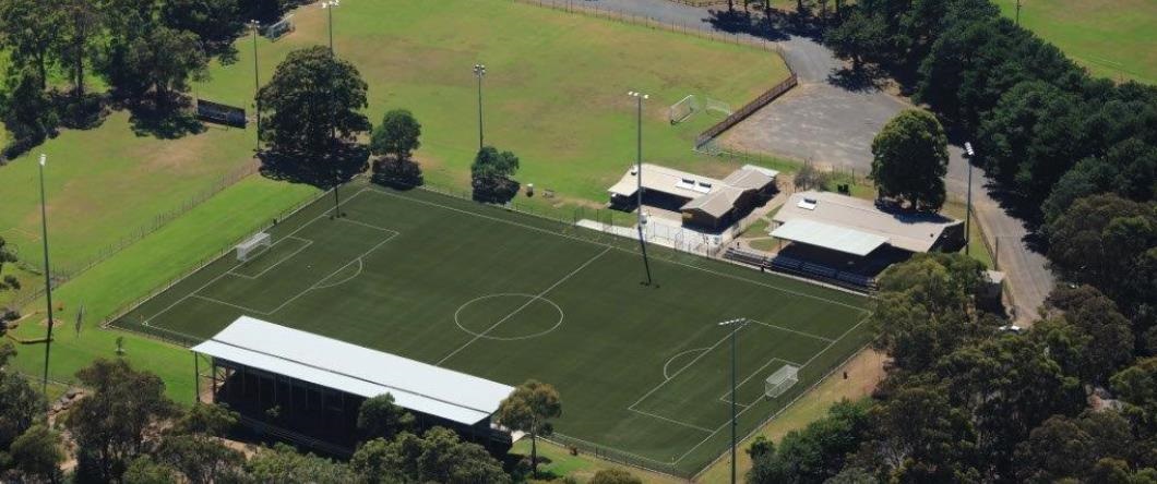 An aerial view of Lynwood Park