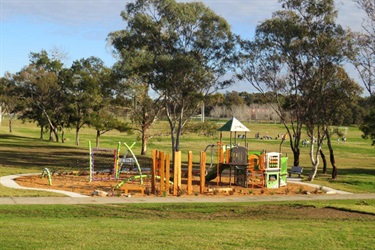 Kids can have some fun on the play equipment