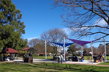 There are plenty of BBQs and picnic tables