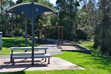 There are plenty of picnic tables dotted around the park