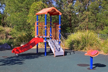 There is even a smaller playground suited to younger kids