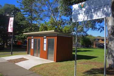 There's plenty of accessible Exeloo automated public toilets