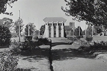 Memorial music shell, Mawson Park, Campbelltown, circa 68-70, Geoff Eves Collection, Campbelltown City Library