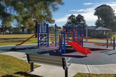 New play equipment at Memorial Oval
