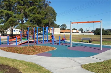 New play equipment at Memorial Oval