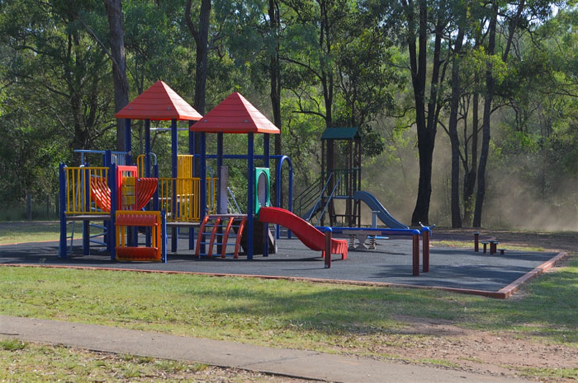 Kids have a range of play equipment and activities to enjoy