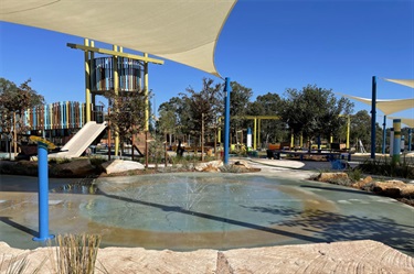 Water play area