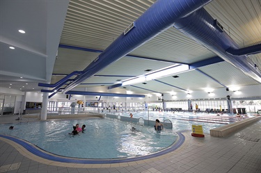 Heated indoor recreational pool