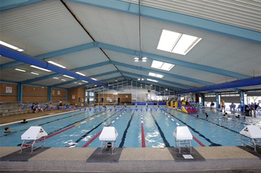 Indoor pool area