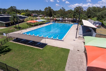 Sky view image of Gordon Fetterplace Aquatic Centre