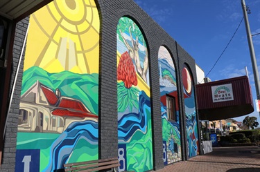 Ingleburn Mural by Luke Tekn