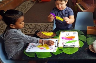 Children celebrating wildlife day