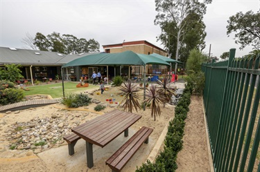 Outdoor play area