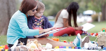 Borrow books and toys from the Mobile Toy and Book Library