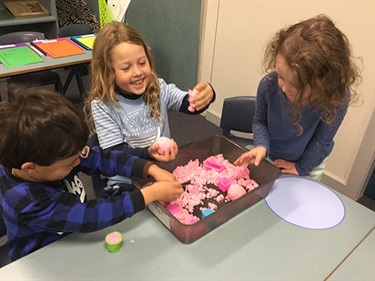 Participate in  fun play and activities like playdough