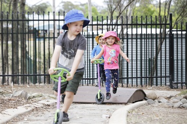 Kids playing