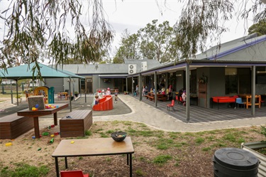 Outdoor play area